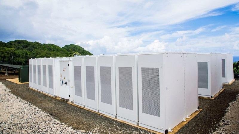 Grid scale battery storage